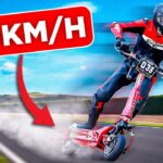 Un Nouveau Record de Vitesse avec une Trottinette Électrique !