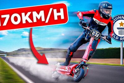Un Nouveau Record de Vitesse avec une Trottinette Électrique !