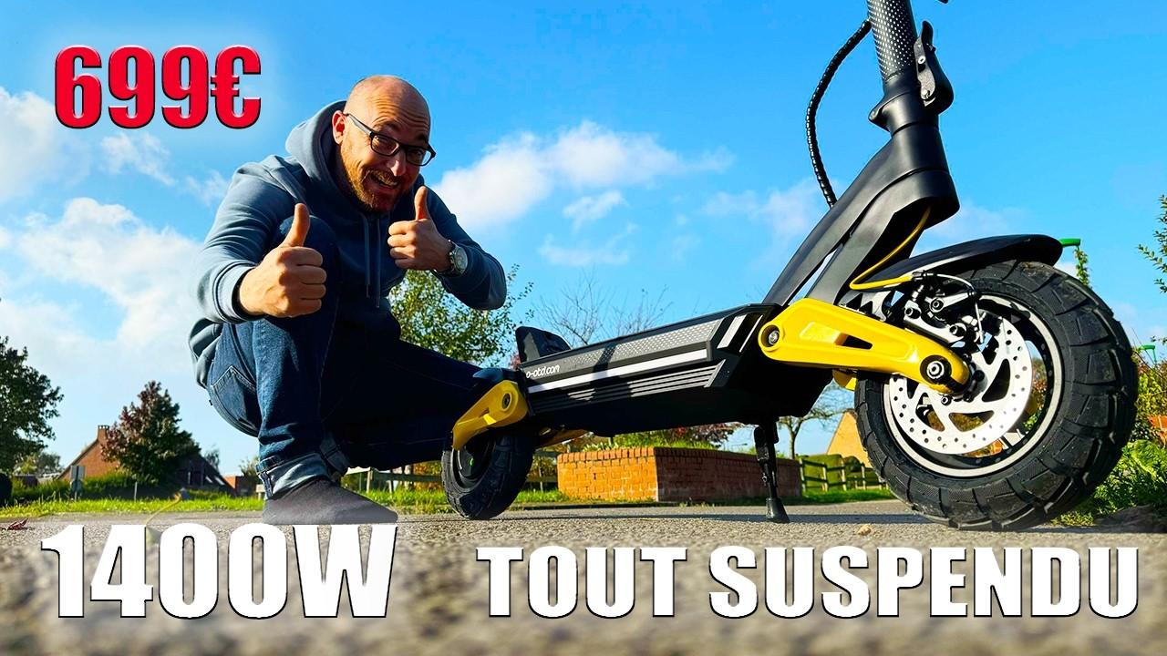 Test de l'Oodt S10 : Une trottinette électrique à petit prix !