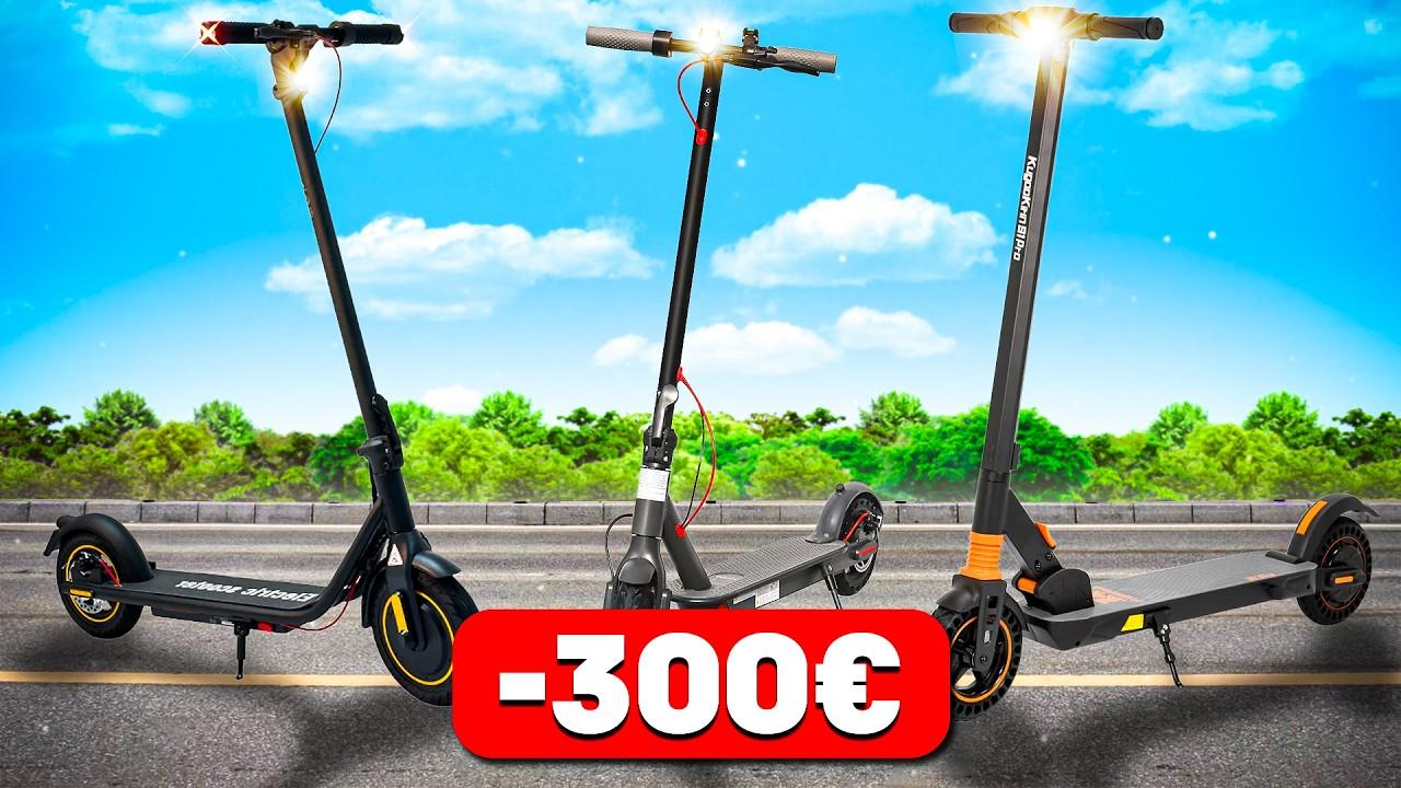 Les trottinettes électriques à moins de 300€ : notre top 3 !