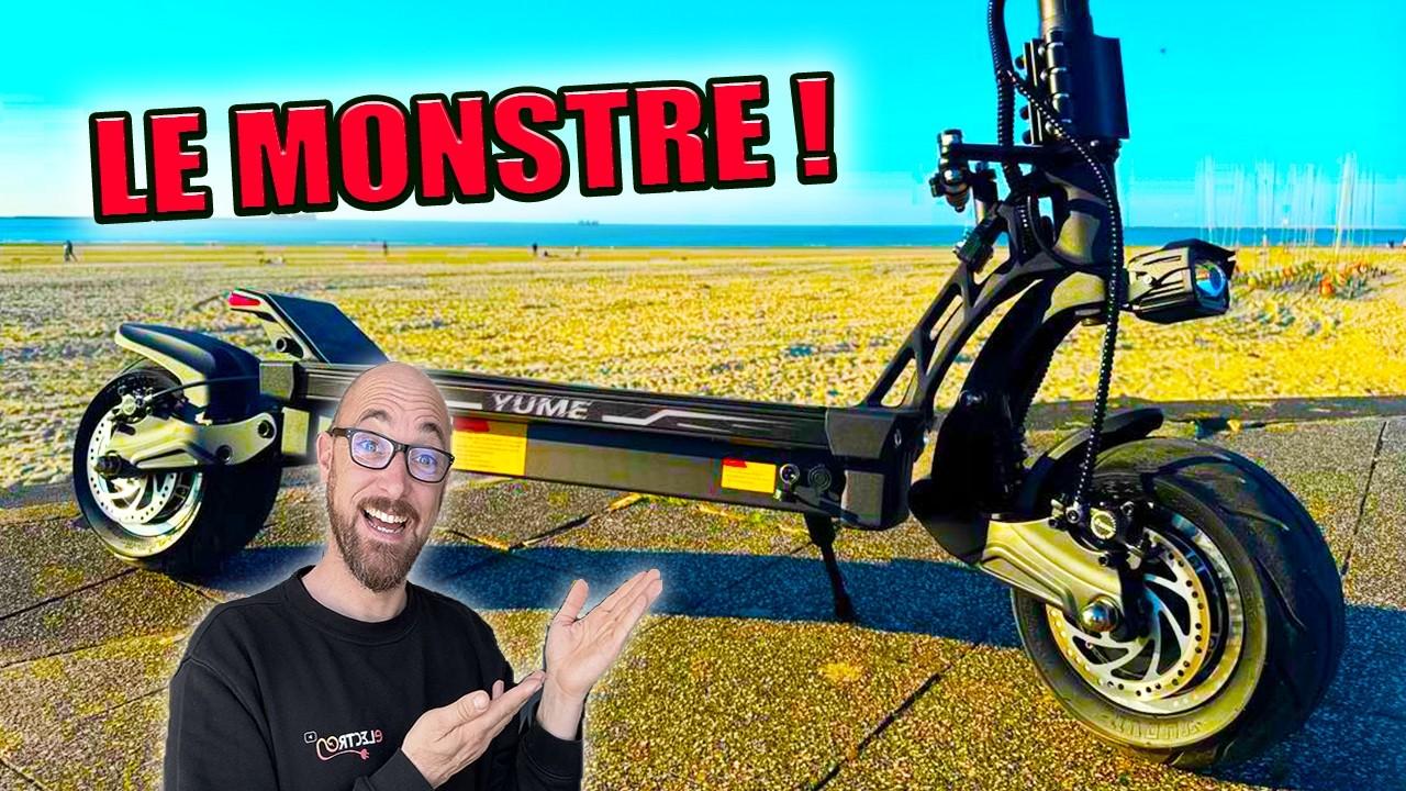 Découverte de la trottinette électrique YUME : Test complet !