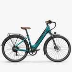 Este modelo incluye un cambio Shimano de 7 velocidades y una cassette cromada que aporta un toque estético. La bicicleta​ está diseñada para soportar hasta 120 ⁢kg y su‍ peso de 24.5 kg la hace ágil y ​fácil de manejar