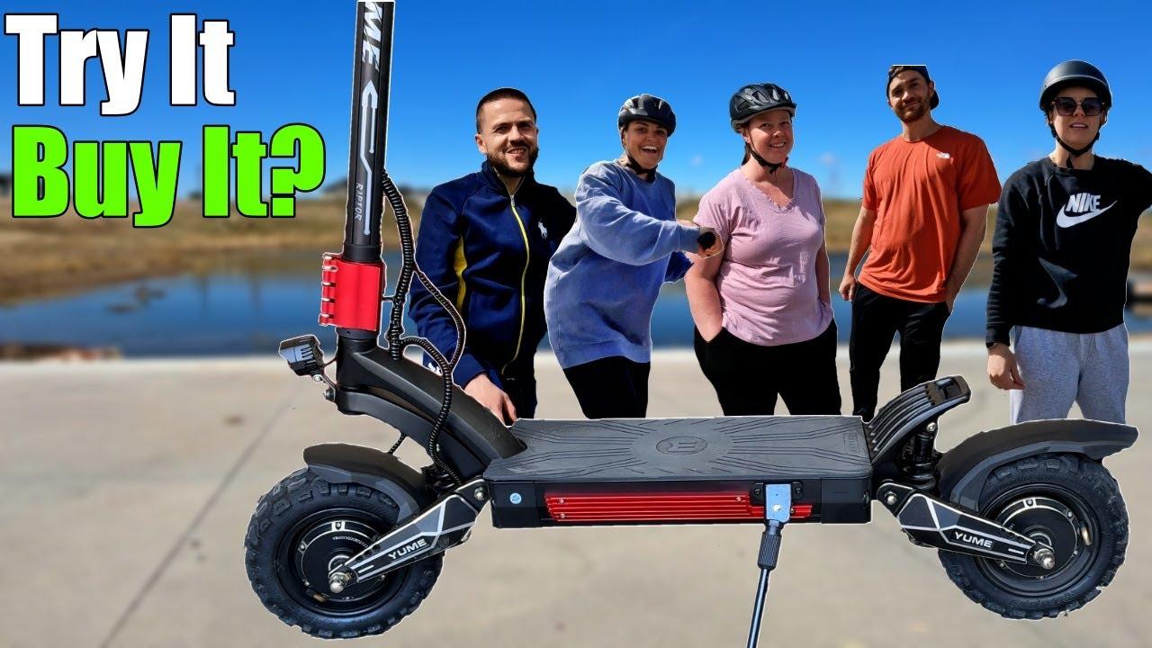 la yum Raptor ​es una trottinette ⁢que recomiendo ampliamente. Tiene un excelente relación‍ calidad-precio y, sinceramente, no le he encontrado ningún defecto. Si estás buscando una ‌trottinette eléctrica, ¡definitivamente deberías considerar ⁢esta!